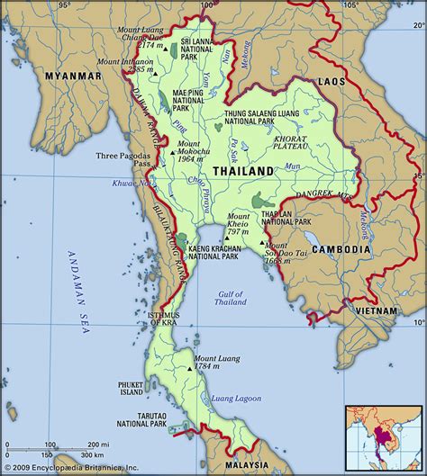 Thailand Maps & Facts .